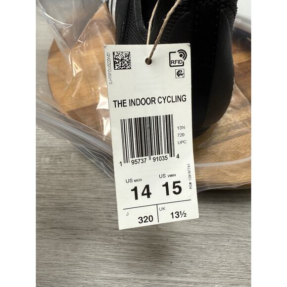 Adidas The Indoor Core Cycling Shoes Men Size 14 Black White GX6544 - Picture 7 of 8